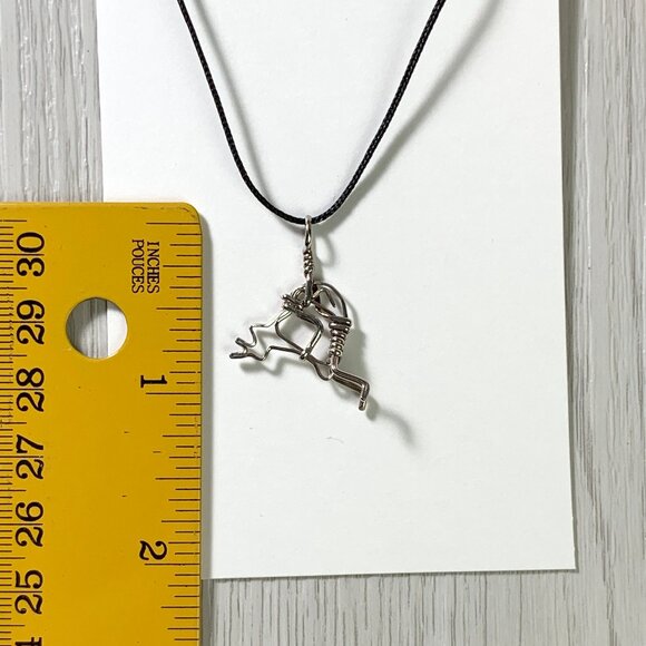 ⭐️Silver-tone Wire Kokopelli Pendant/Charm - Picture 5 of 5